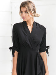 Women clothing Maxi Long sleeve Dress New Spring Lace Hollow Out Party